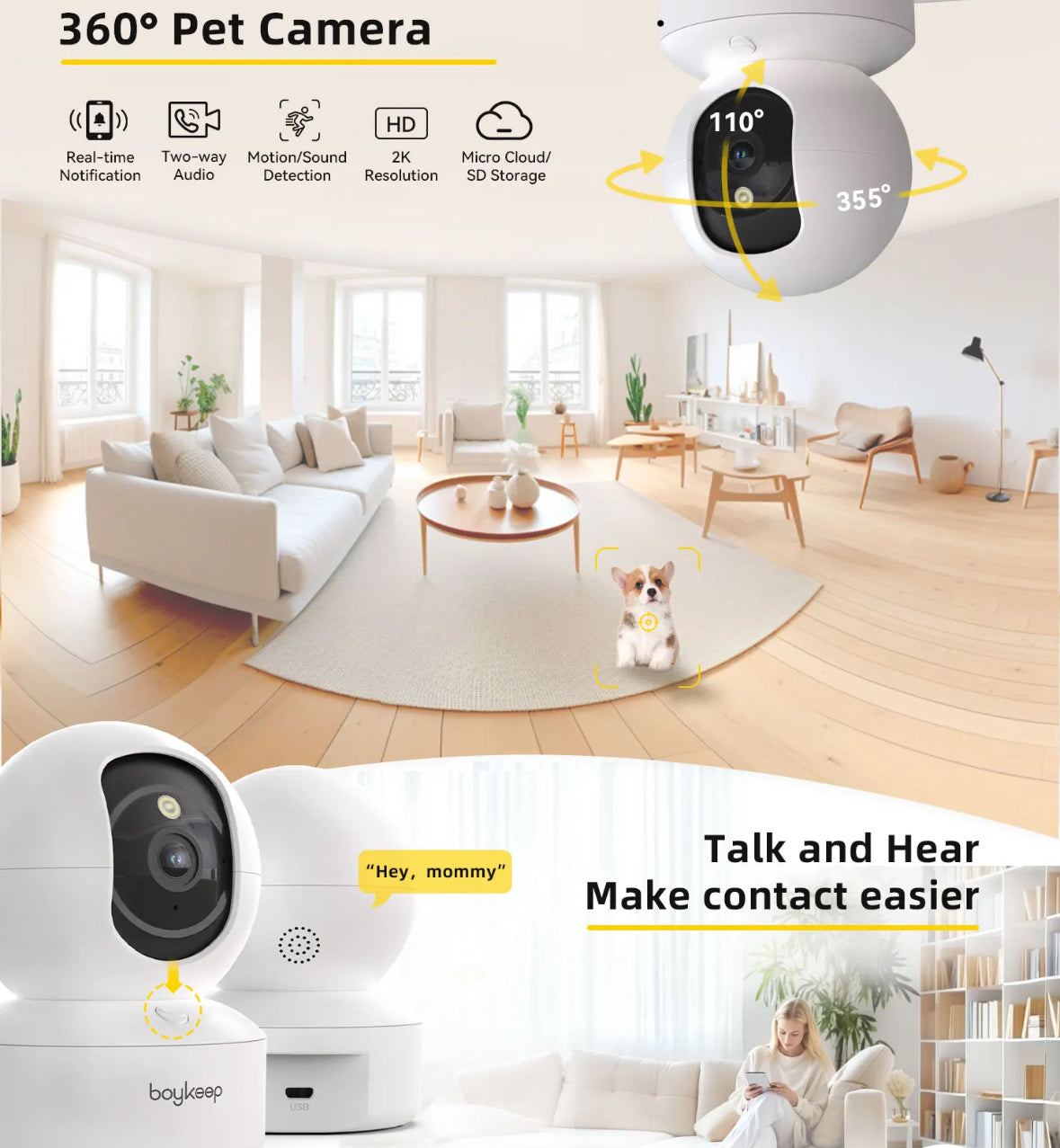 Indoor and outdoor security camera